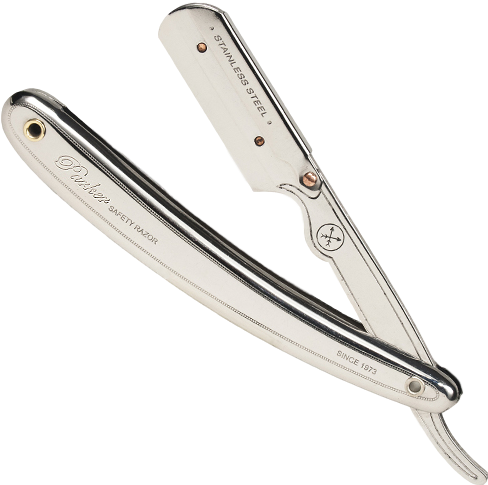 Parker Stainless Steel Handle Clip Type Barber / Straight - Parker Straight Razor (500x500), Png Download