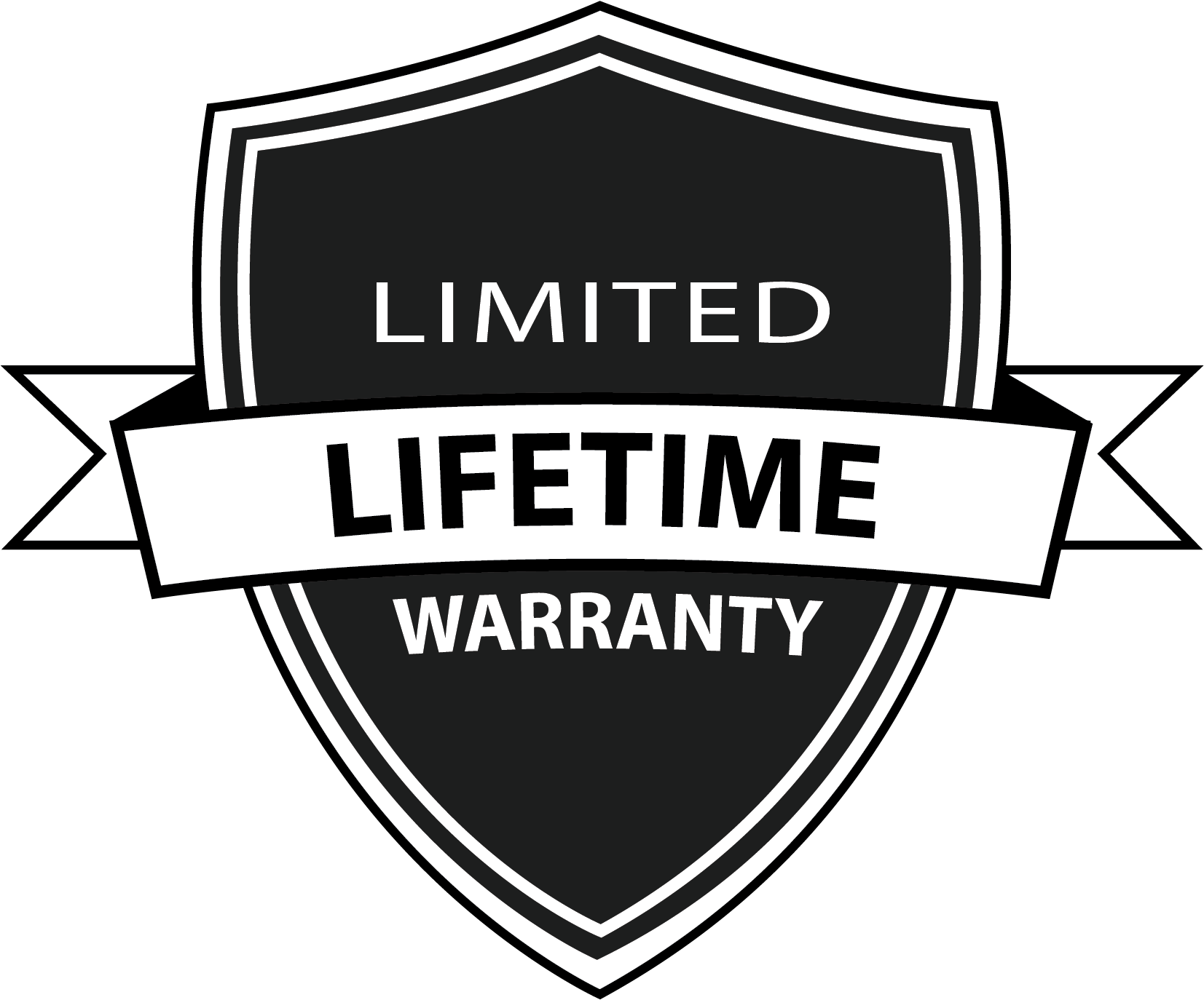 Naked Armor - Limited Lifetime Warranty Logo (600x509), Png Download