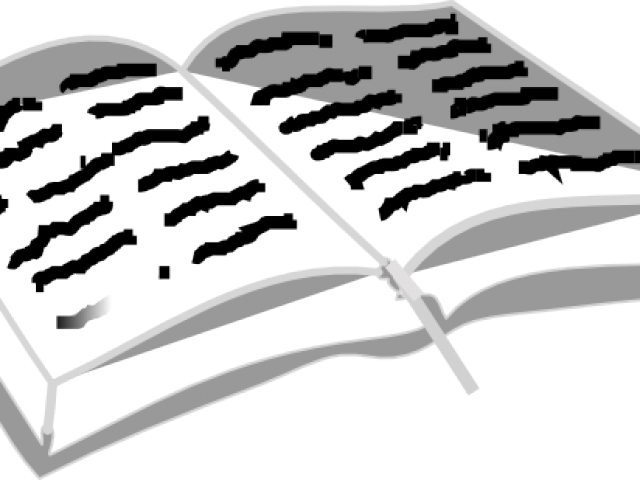 Scripture Clipart Open Bible - Open Bible Clip Art (640x480), Png Download