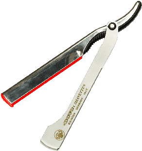 Dovo Polished Steel Shavette Razor Straight Razor - Dovo Polished Steel Shavette Razor Straight Razor (201 (384x384), Png Download
