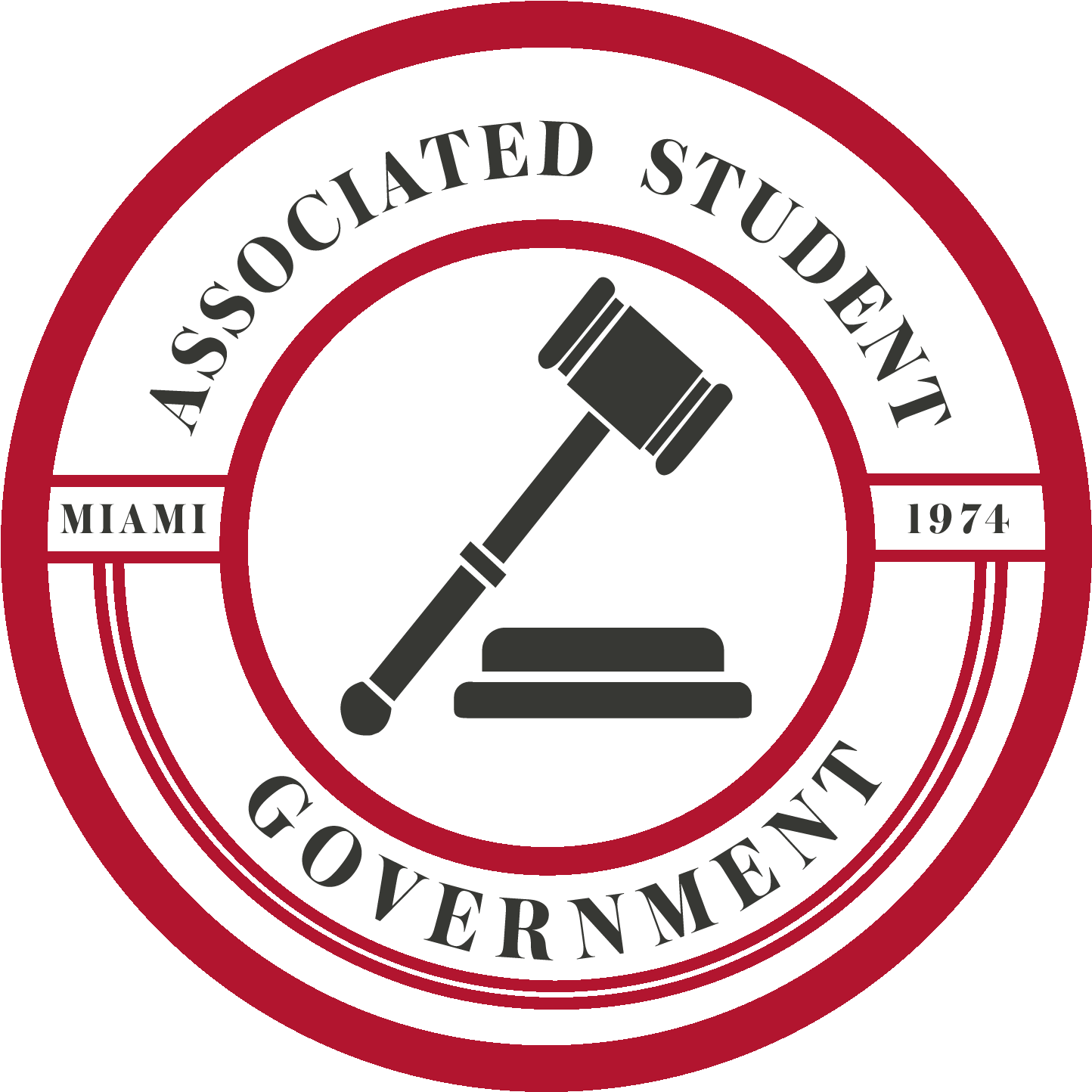 Text Clipart Students' Union Student Government President - Miami University Asg (1444x1444), Png Download