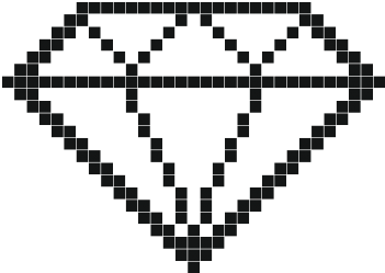 Black Diamond Outline - Diamonds Poem Example (350x450), Png Download