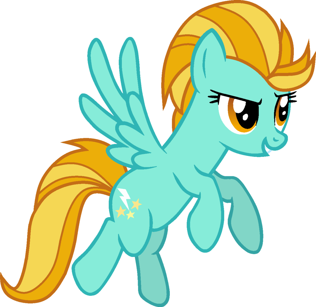 Sallysparkle, Lightning Dust, Safe, Simple Background, - Rainbow Dash (1053x1024), Png Download
