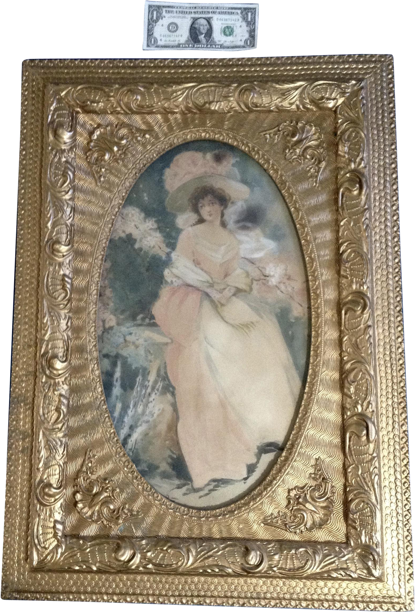 L Walker, 19th Century Watercolor Painting Portrait - 1 Us Dollar (2048x2048), Png Download