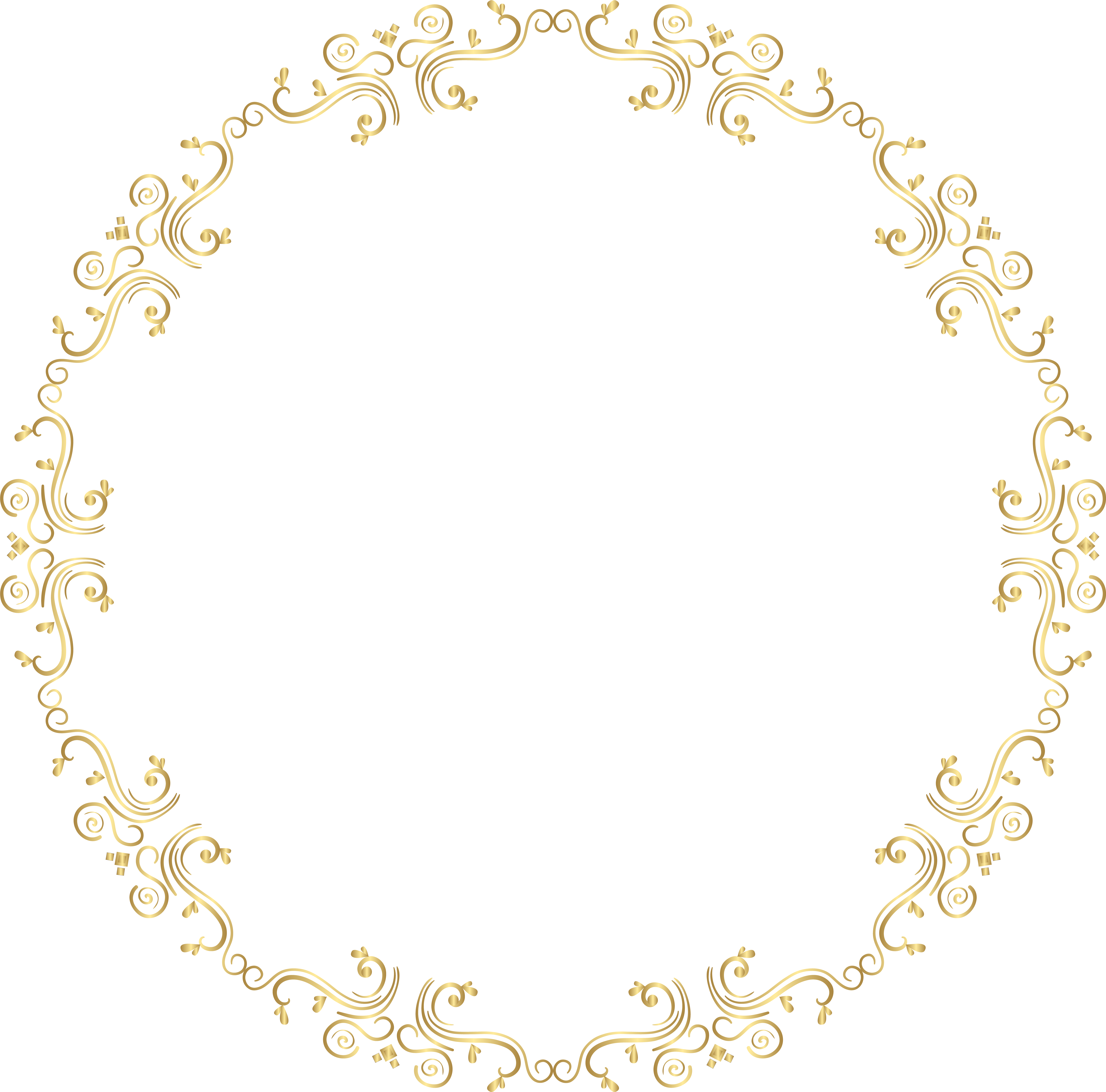 Round Frame Png (8000x7900), Png Download