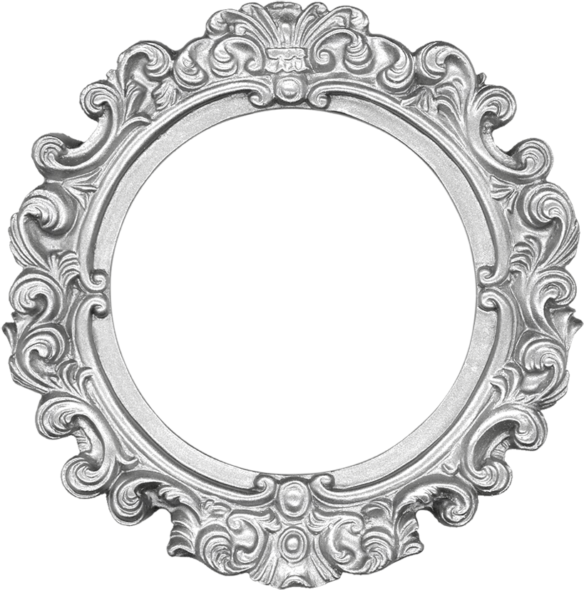 Vintage Round Frame Png Download - Round Gold Frame Png (833x856), Png Download