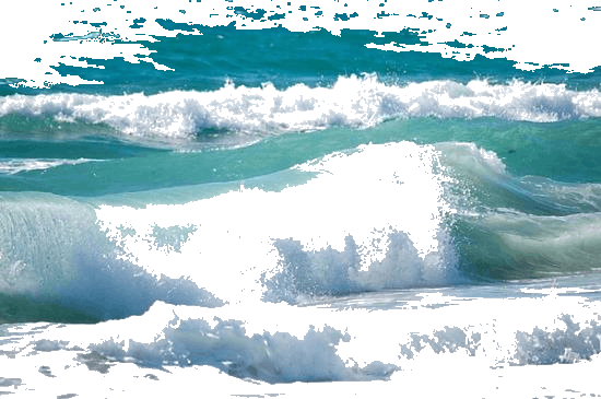 Ocean Waves - Nature Sea Ocean Water Waves Freshness Nature Sea Ocean (550x365), Png Download
