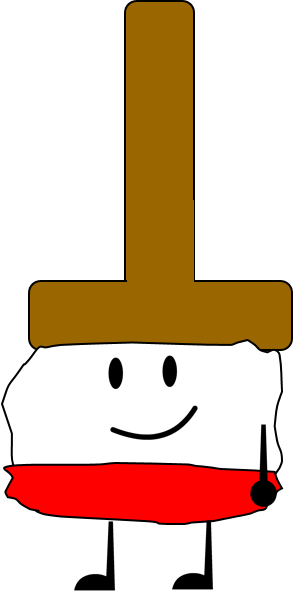 Paintbrush Recommended Character From Bfdi By Brownpen0-dab63u3 - Recommended Bfdi (293x592), Png Download