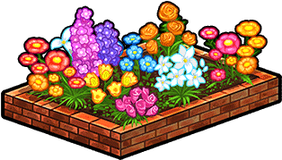 Furniture-flower Bed Render - Unison League Flower (380x380), Png Download