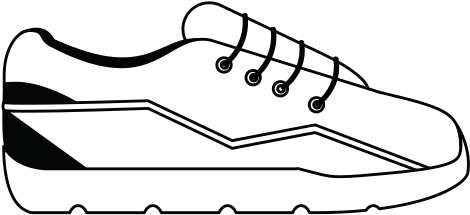 Sports Shoe Isolated Icon - Sneakers (550x550), Png Download