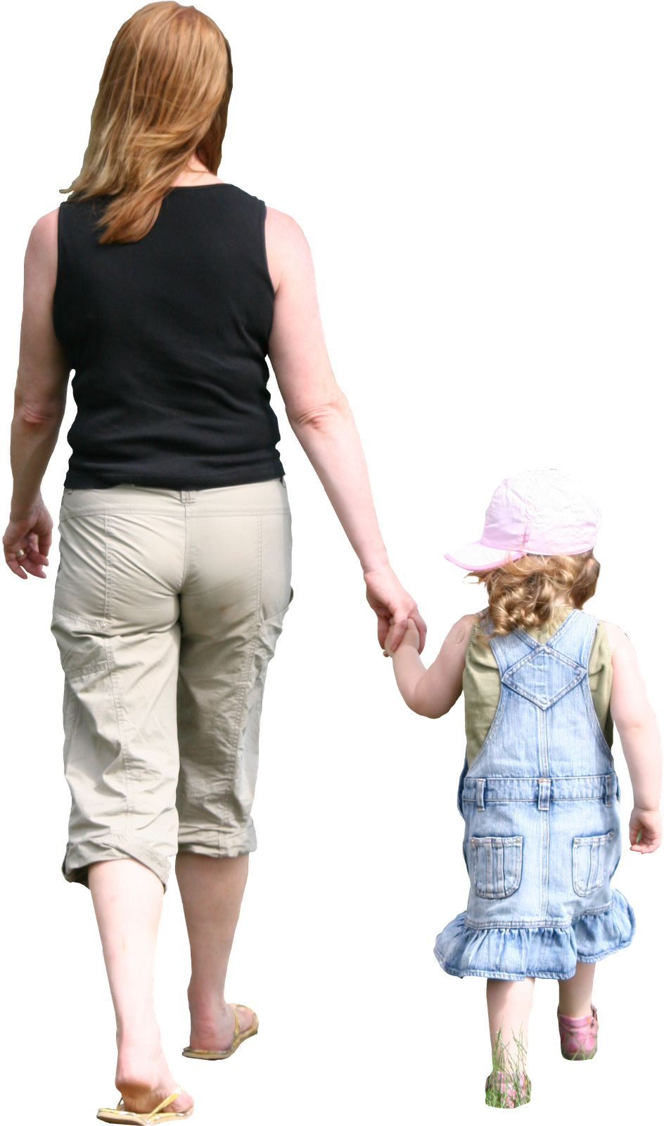 Mother And Child Walking Png (1600x1600), Png Download