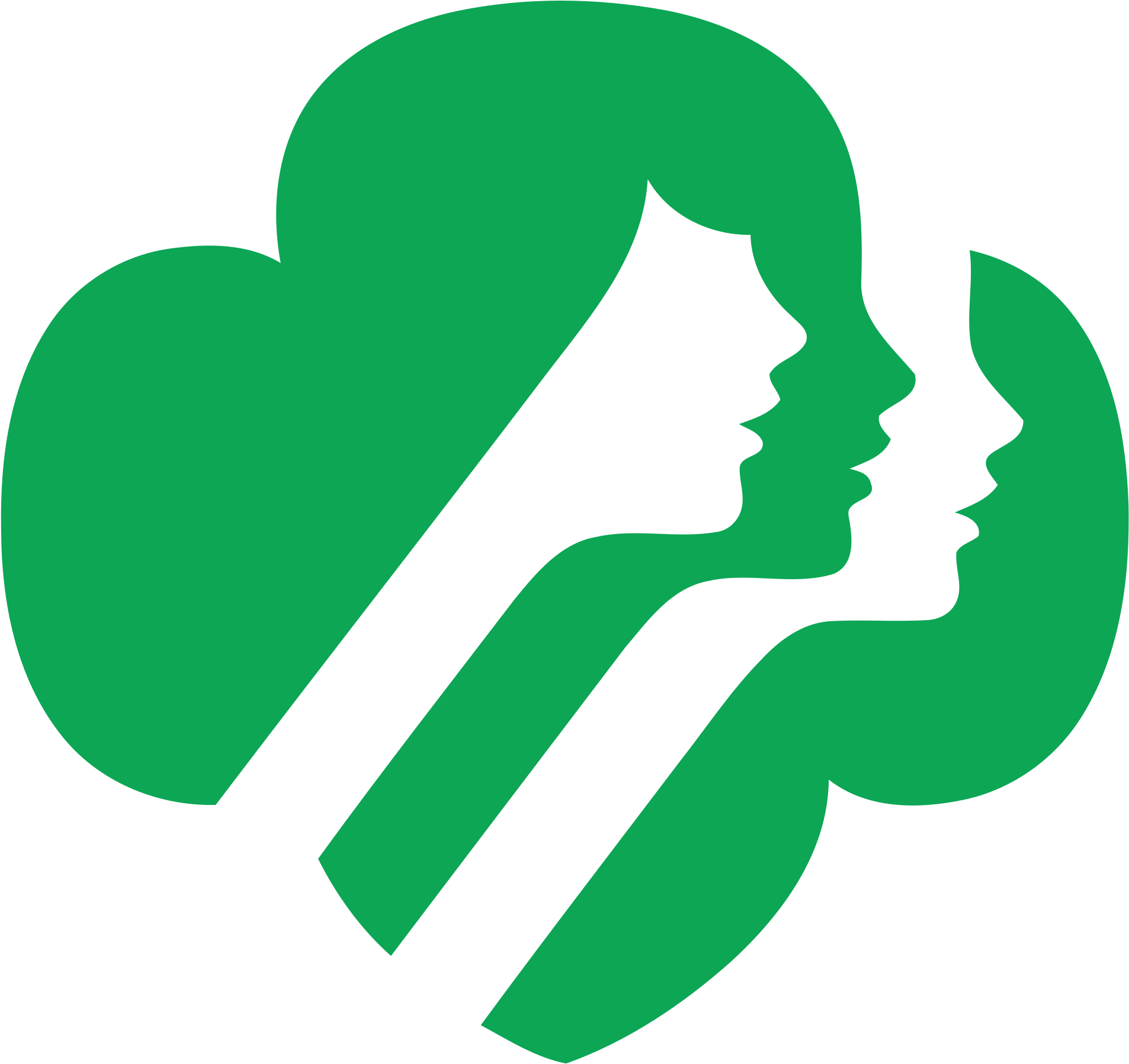 Scouts Of The Usa - Girl Scouts Logo (1200x1152), Png Download