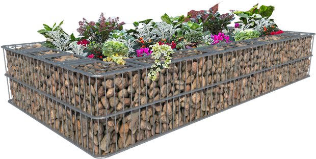 Single Flowerbed 102 X 102 Cm - Blomsterbed Png (800x450), Png Download