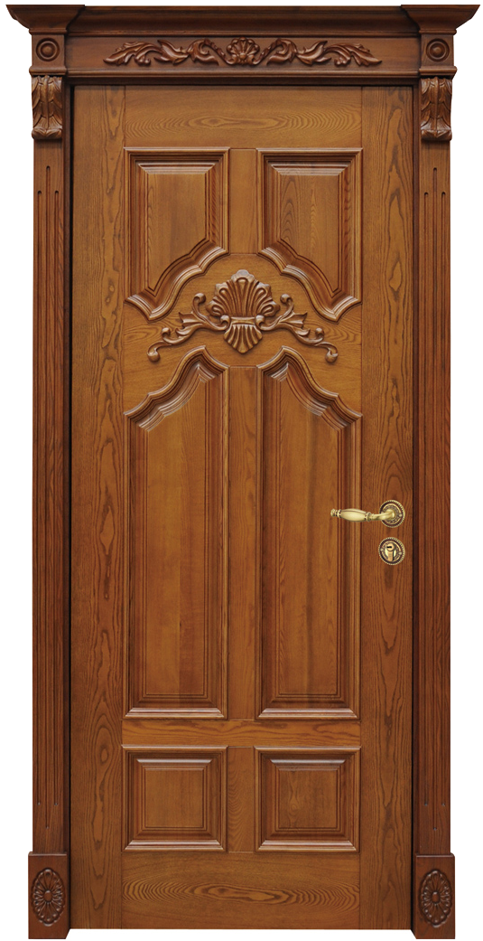 Wooden Door W4010 - Wood (599x1051), Png Download
