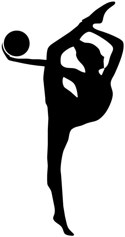 Rhythmic Gymnastics Ribbon Ball Artistic Gymnastics - Rhythmic Gymnastics Logo (393x749), Png Download