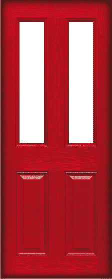Altmore Red - Home Door (224x557), Png Download