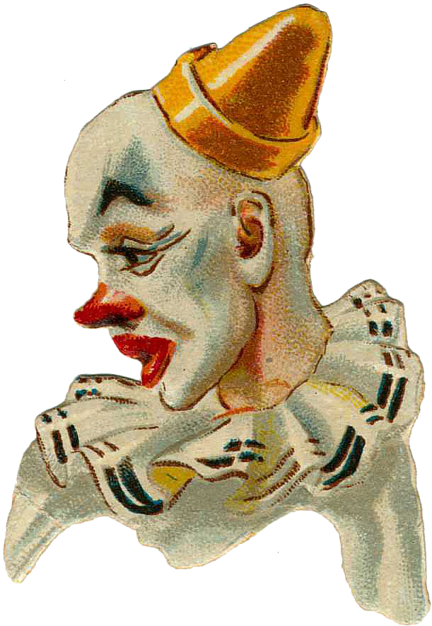Vintage Circus Png - Vintage Clowns (656x925), Png Download
