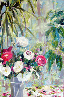 Red Hot Tropics - Marmont Hill Inc City Light' Painting Print (800x500), Png Download