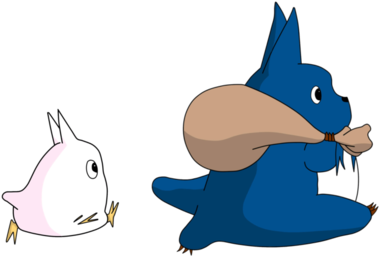 Totoro Chu Totoro By Capricorn Gnome Totoro By Crashtesterx-d3nkjme - Chibi Totoro Transparent (500x276), Png Download