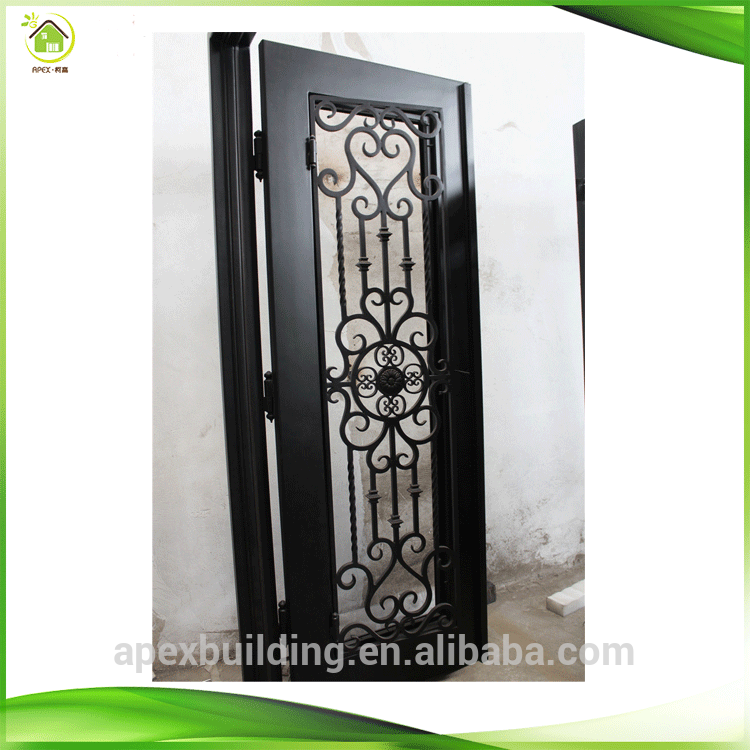 Custom Metal Front Iron Grill Double Doors Designs - Iron (750x750), Png Download