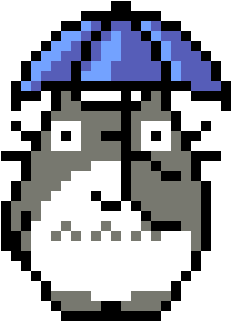 Totoro - Totoro Punto De Cruz (600x560), Png Download