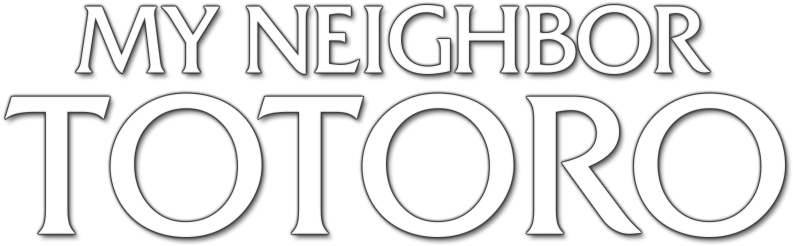 My Neighbor Totoro Logo - My Neighbor Totoro Title (800x310), Png Download