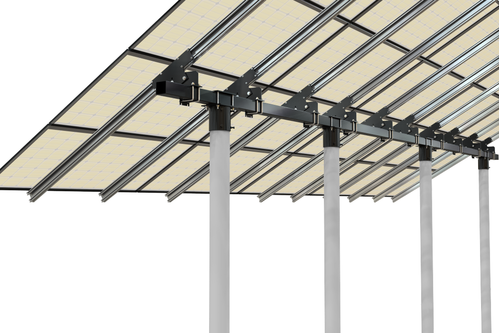 Multi Pole Mount G2 - Solar Power (1000x667), Png Download