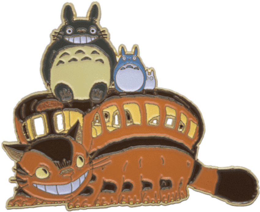 My Neighbor Totoro - My Neighbor Totoro Pin (480x480), Png Download