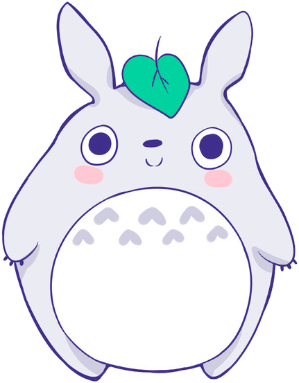 Totoro Chibi Kawaii (431x553), Png Download