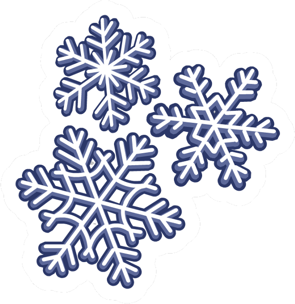 Sparkly Snowflake Clipart - Copos De Nieve Png (691x616), Png Download