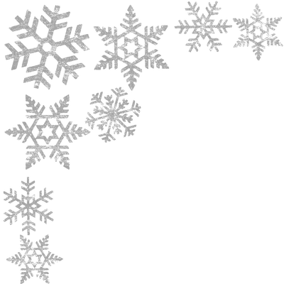 Snowflake Border Transparent Background (400x400), Png Download