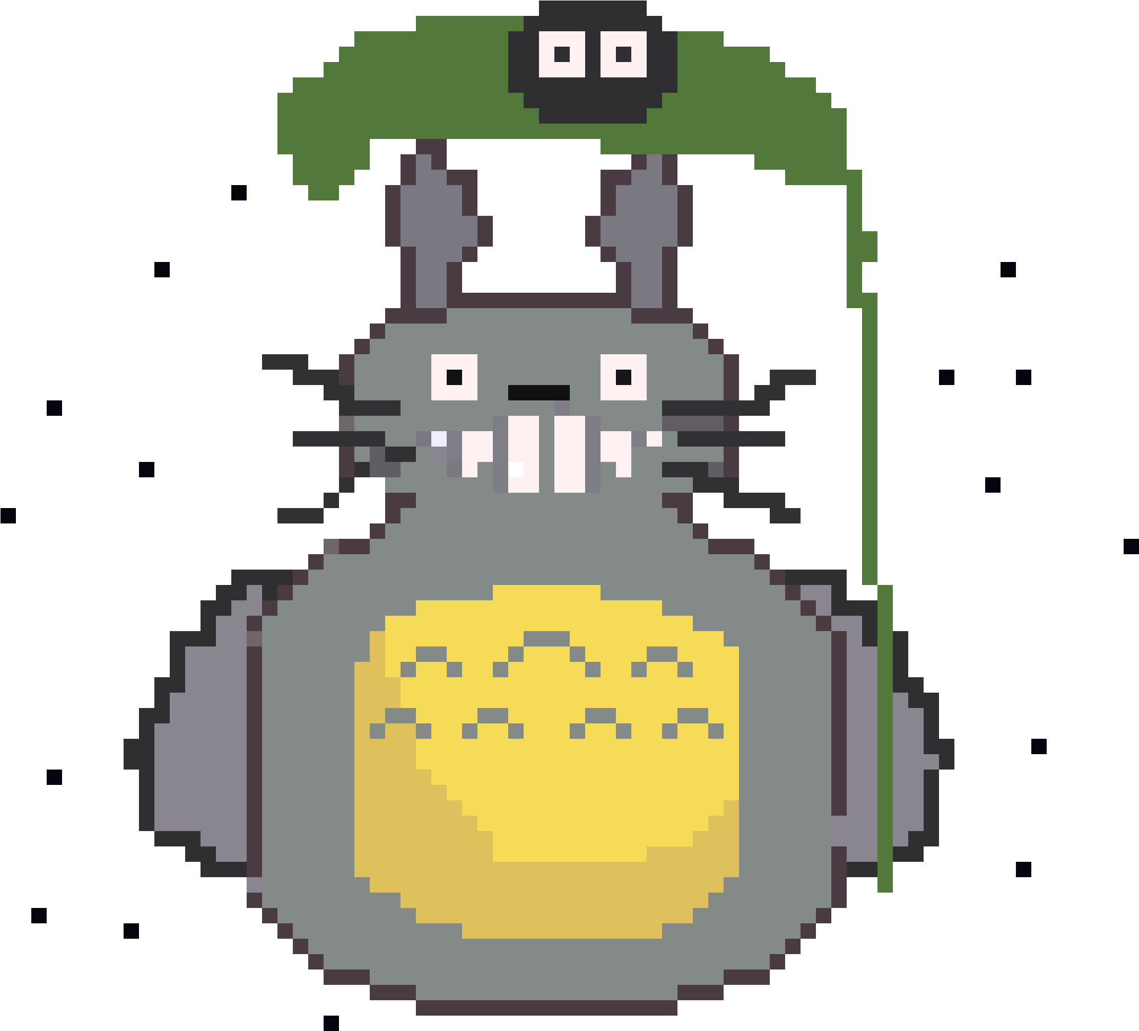 Totoro - My Neighbor Totoro (2400x2070), Png Download