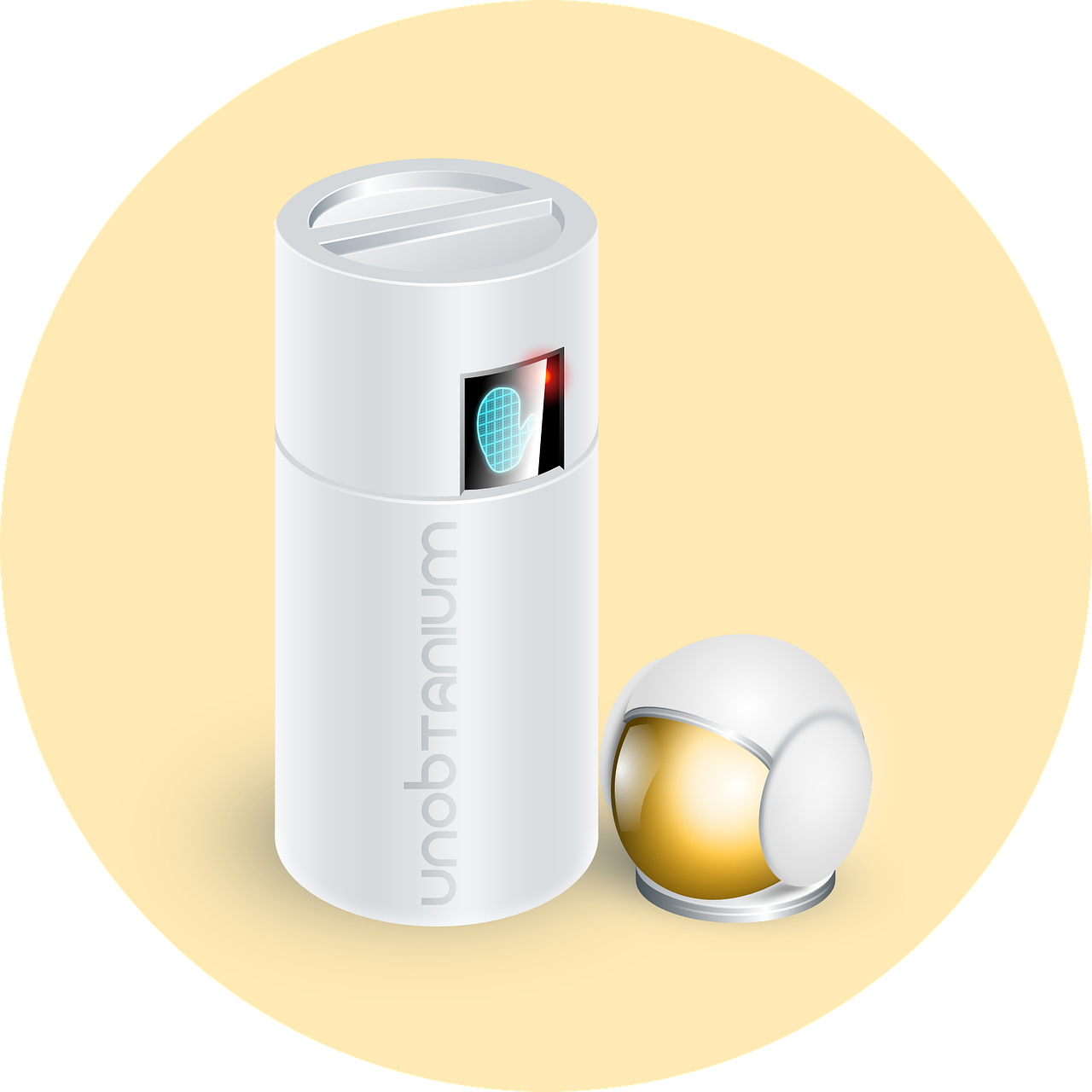 How To Set Use Futuristic Barrel Clipart (900x900), Png Download