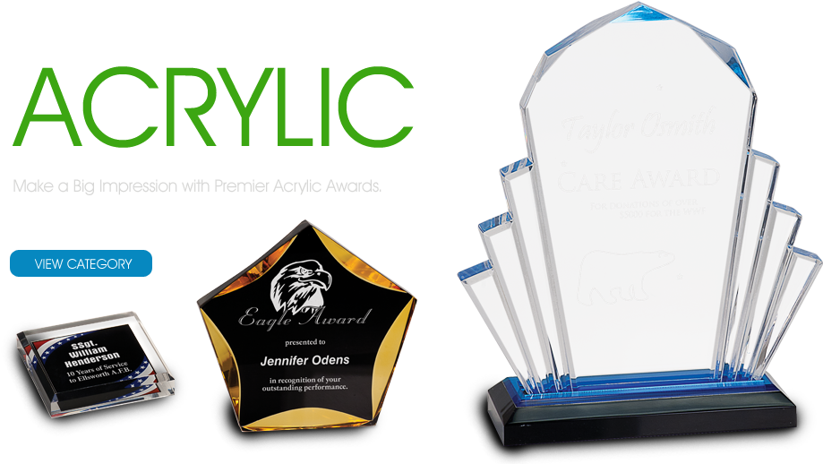 Gold Luminary Black Star Acrylic Awards (1005x530), Png Download