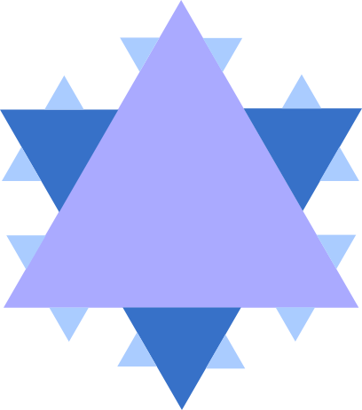 Koch3 - Copo De Nieve Con Triangulos (408x462), Png Download