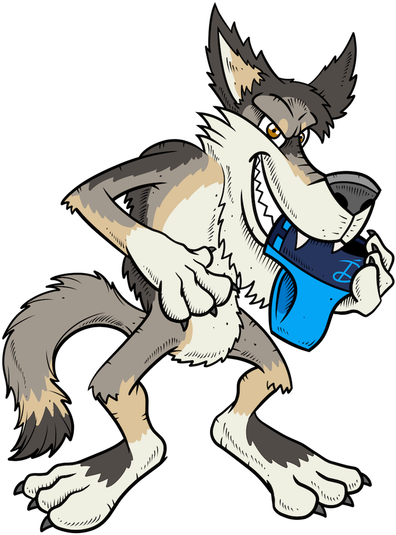 Wolf Diaper 1 Small - Wolf (1080x1080), Png Download