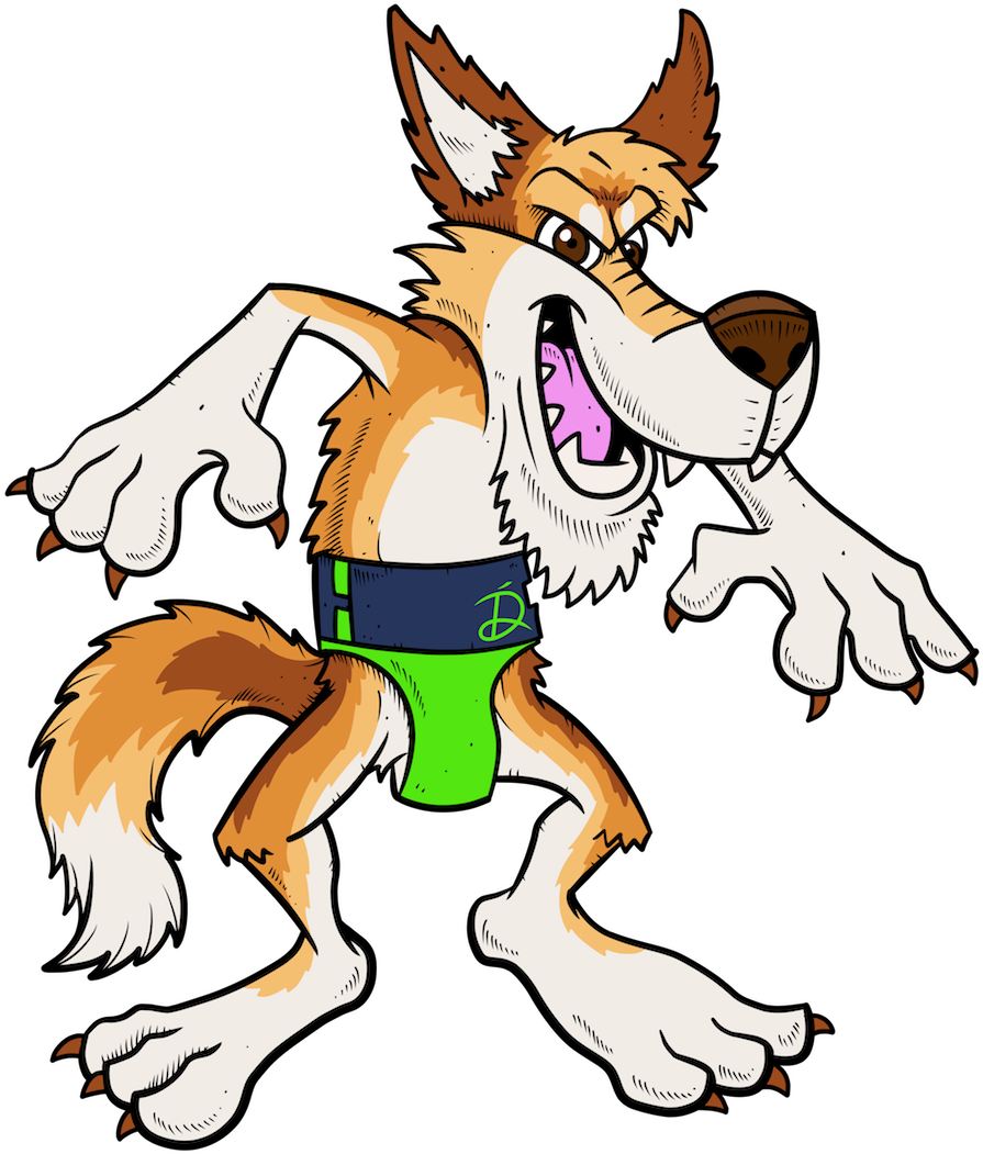 Wolf Diaper 2 Small - Wolf (1080x1080), Png Download