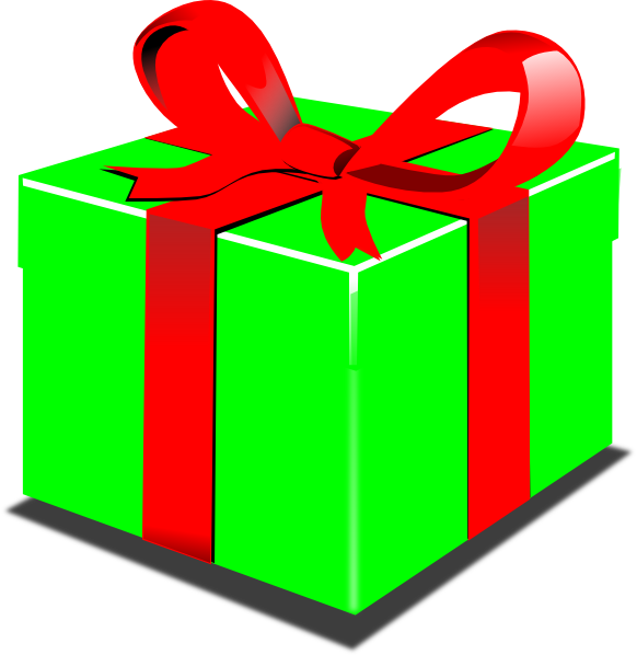 How To Set Use Green Present Svg Vector (582x598), Png Download