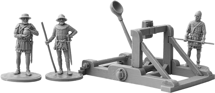 Catapult & Crew - Figurine (770x600), Png Download