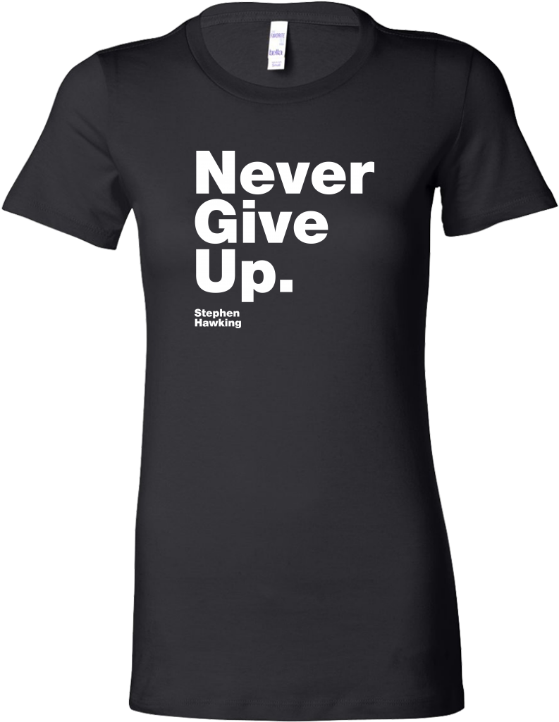 Womens Shirt Never Give Up S - Leggo Per Legittima Difesa (1024x1024), Png Download