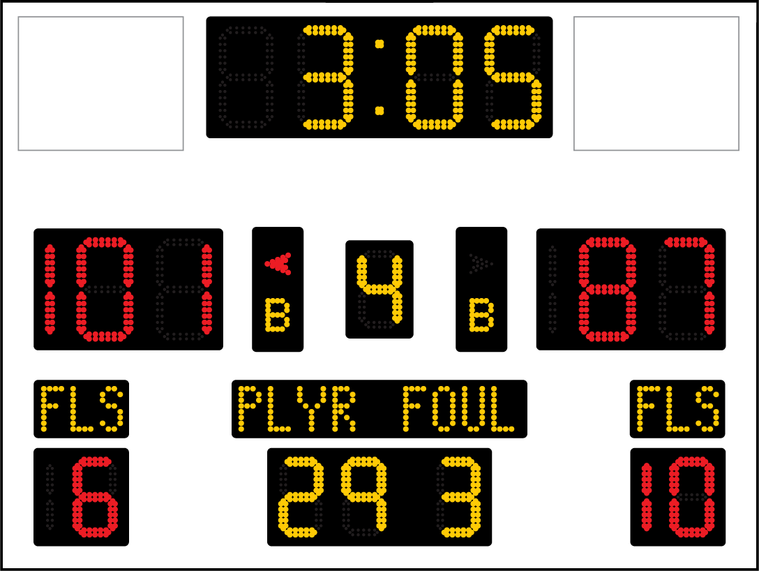 Specifications - Scoreboard (1088x818), Png Download