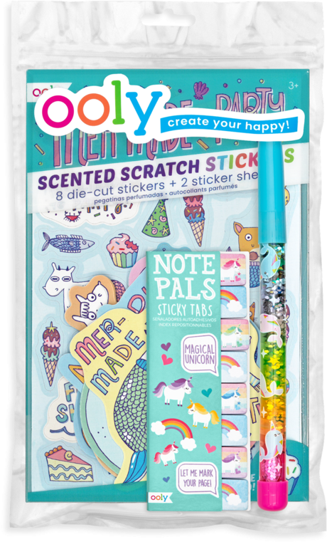 Unicorn And Mermaid Happy Pack - Party (800x800), Png Download