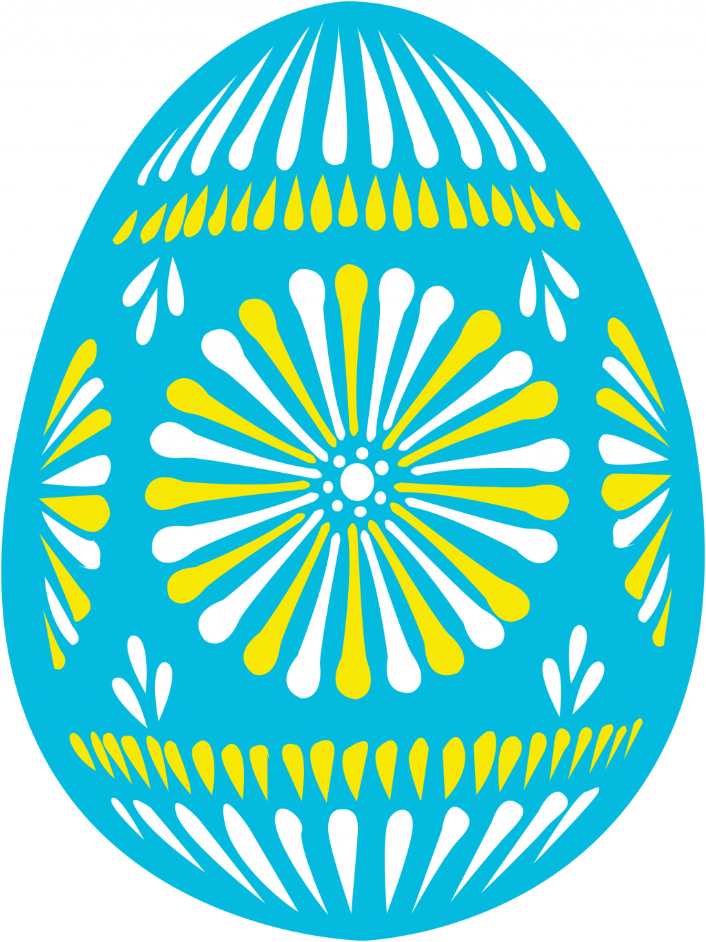 March Clipart - Easter Egg Vector Png (1024x1365), Png Download