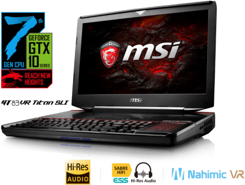 Nahimic Vr Sound Enhancement In Msi Gaming - Laptop Gaming Msi Titan (949x713), Png Download