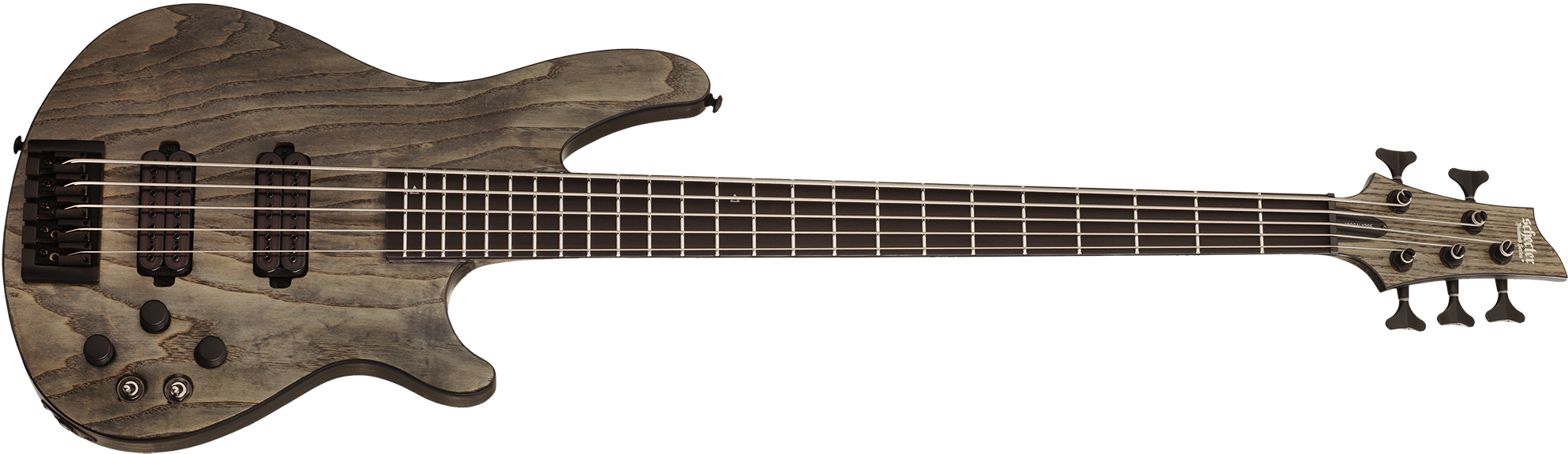 Schecter C-5 Apocalypse In Rusty Grey Sku - Schecter Bass (2000x590), Png Download