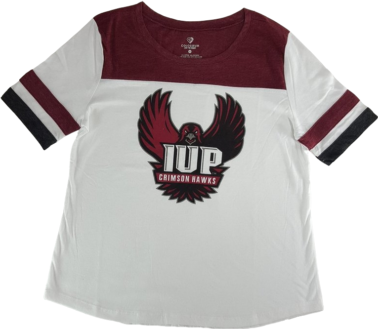 T-shirt, Women's, Full Hawk Logo, By Colosseum - Active Shirt (791x669), Png Download