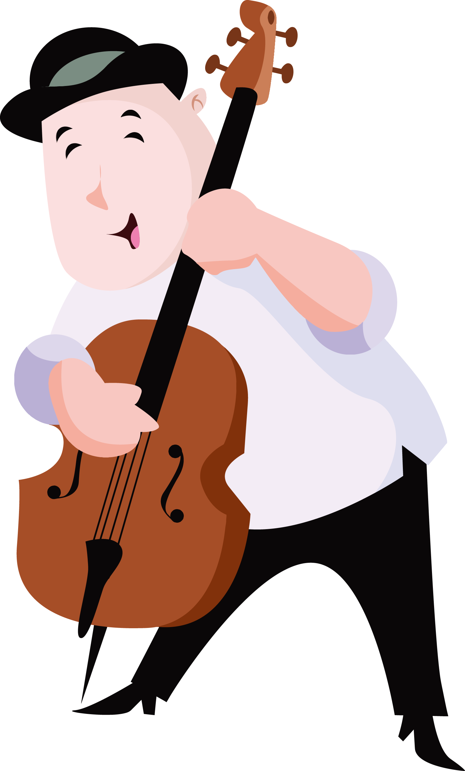 Picture Library Stock Cello Clipart Chinese American - Músico Png (1564x2592), Png Download