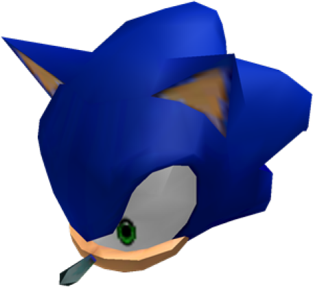 Sonic The Hedgehog Clipart Sonic Head - Sonic Roblox (640x480), Png Download