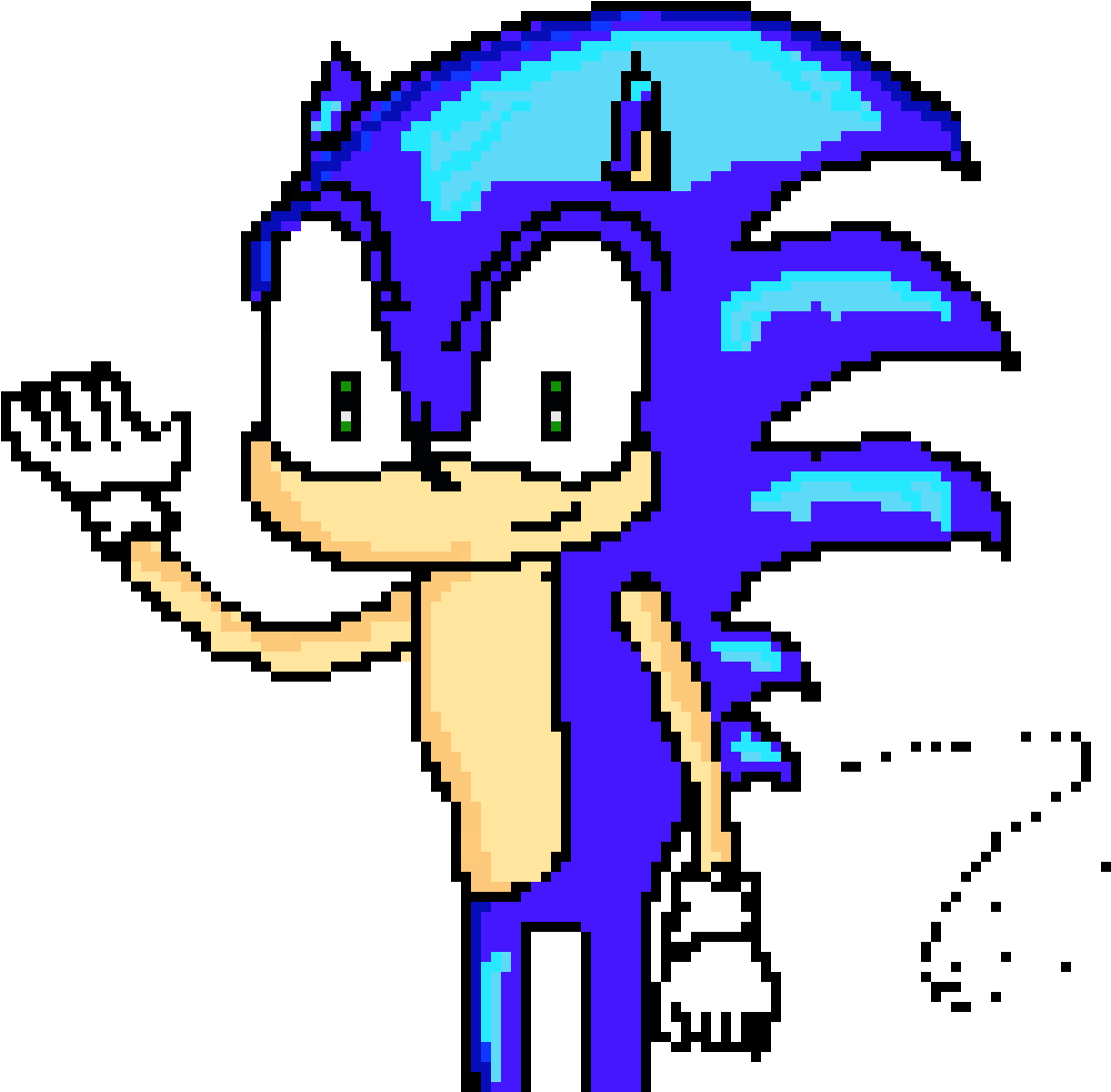 Sonic - Cartoon (1190x1130), Png Download