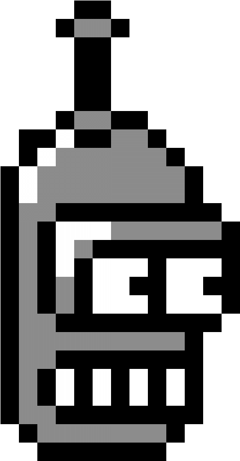 Bender - Pixel Art Fnaf Purple Guy (1184x1184), Png Download